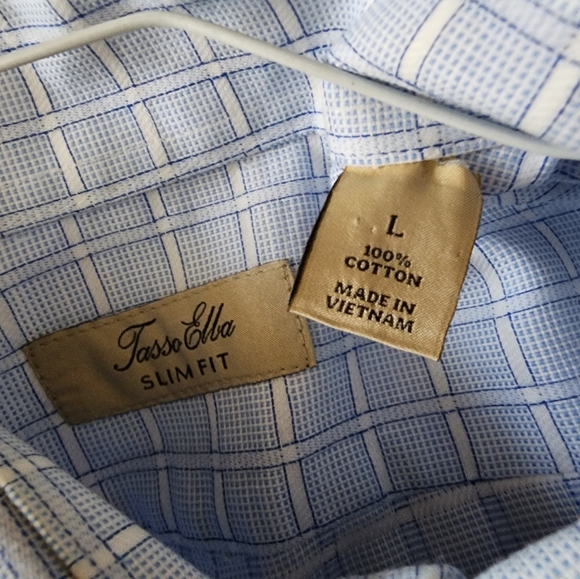 Tasso Elba Mens Dress Shirt - Picture 3 of 3